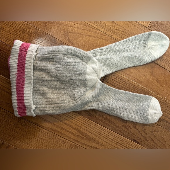 POOK TOQUE | O/S Original Sock Hat with Pink Liner - Picture 2 of 3